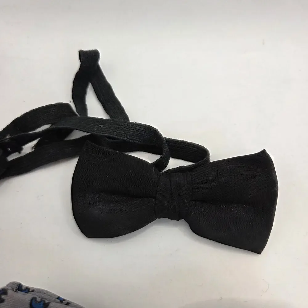 Vintage 1950s–70s Boys Clip-On Bow Tie Lot of 7 Royal Ormond Beau Clip